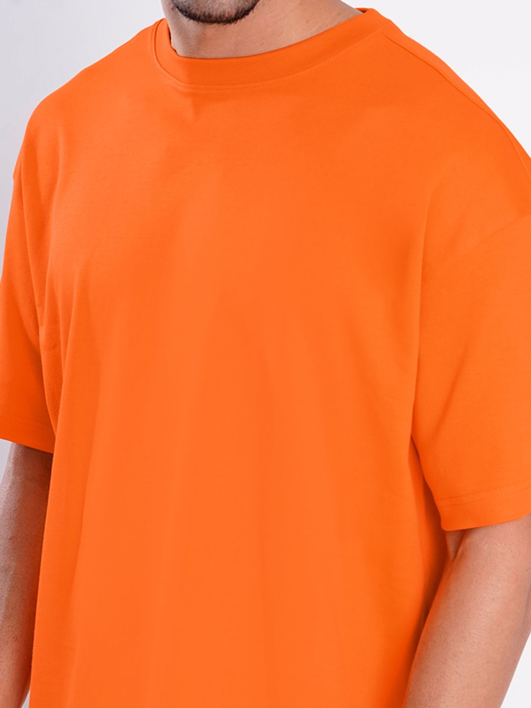 Bene Kleed Drop-Shoulder Sleeves Cotton Oversized T-shirt