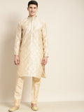 SOJANYA Ethnic Motifs Woven Design Thread Work Kurta
