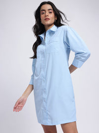 DressBerry Button Up Babe Shirt Dress