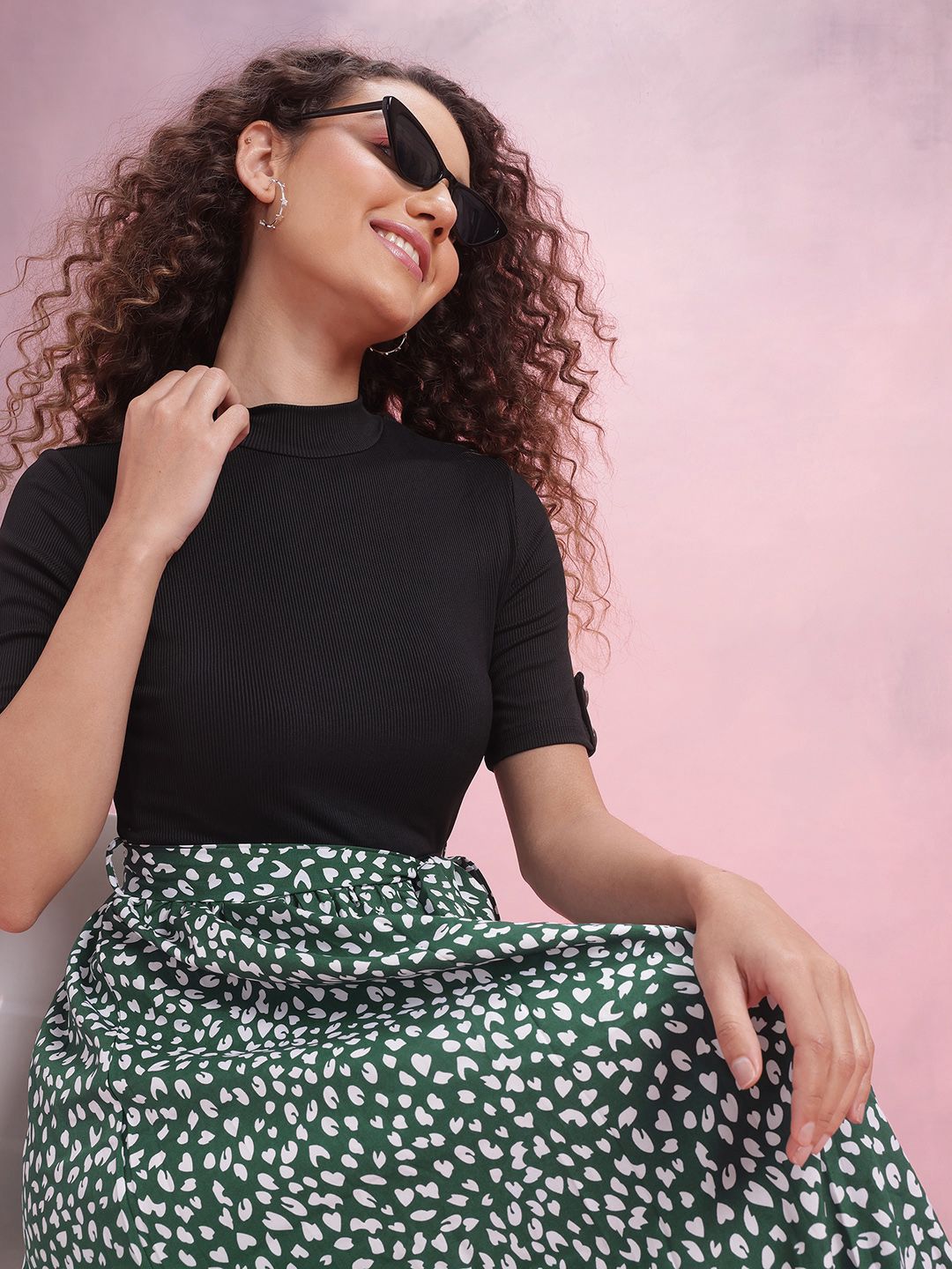 DressBerry Floral A-Line Dress