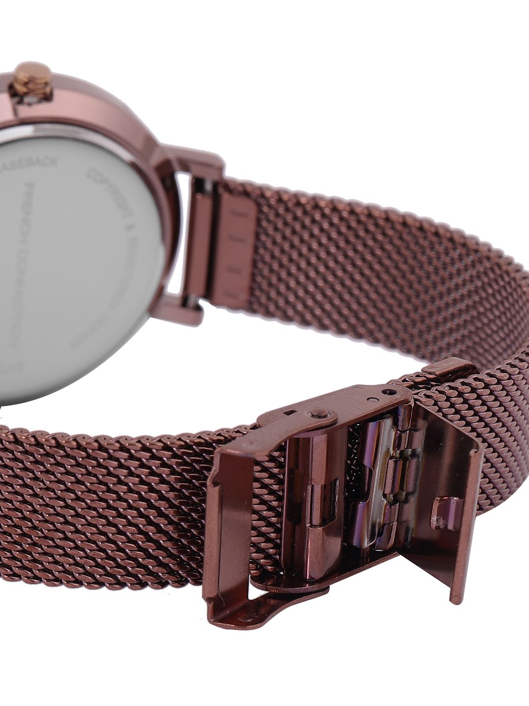 Sambungan Perancis Wanita Magenta & Pink Analogue Watch FCN0008O-R
