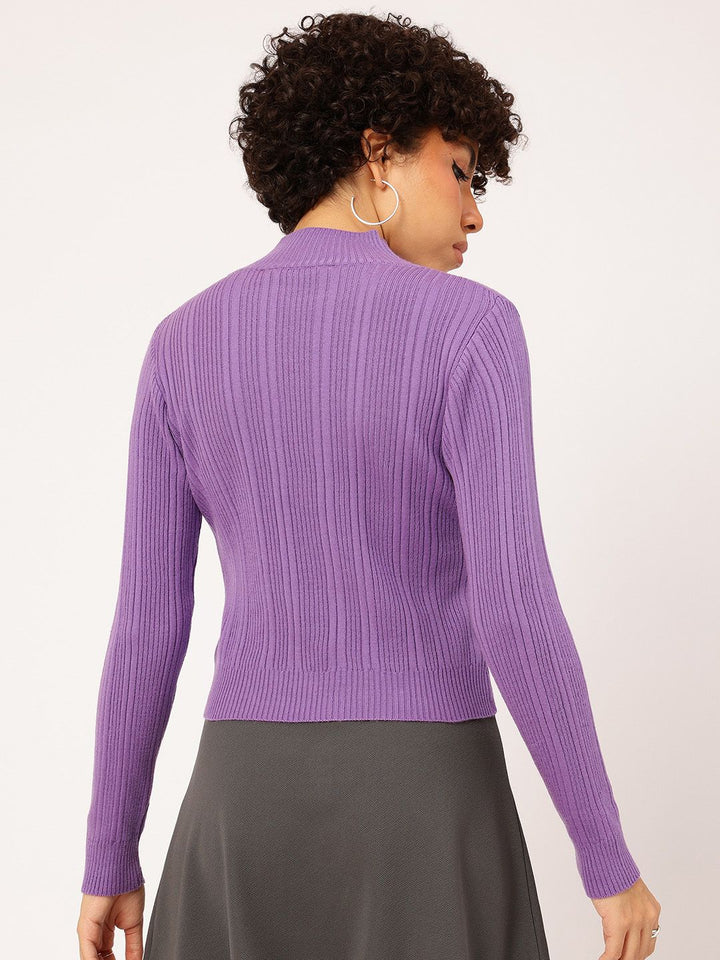 DressBerry Pure Acrylic Ribbed Pullover