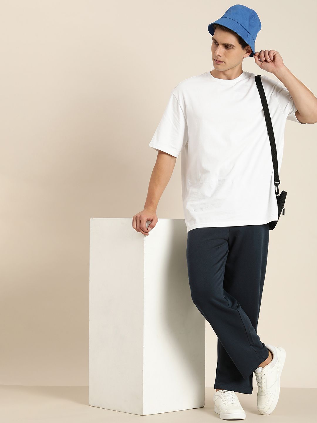 DILLINGER Men Lightweight Relaxed Fit Baggy Kintted Track Pants