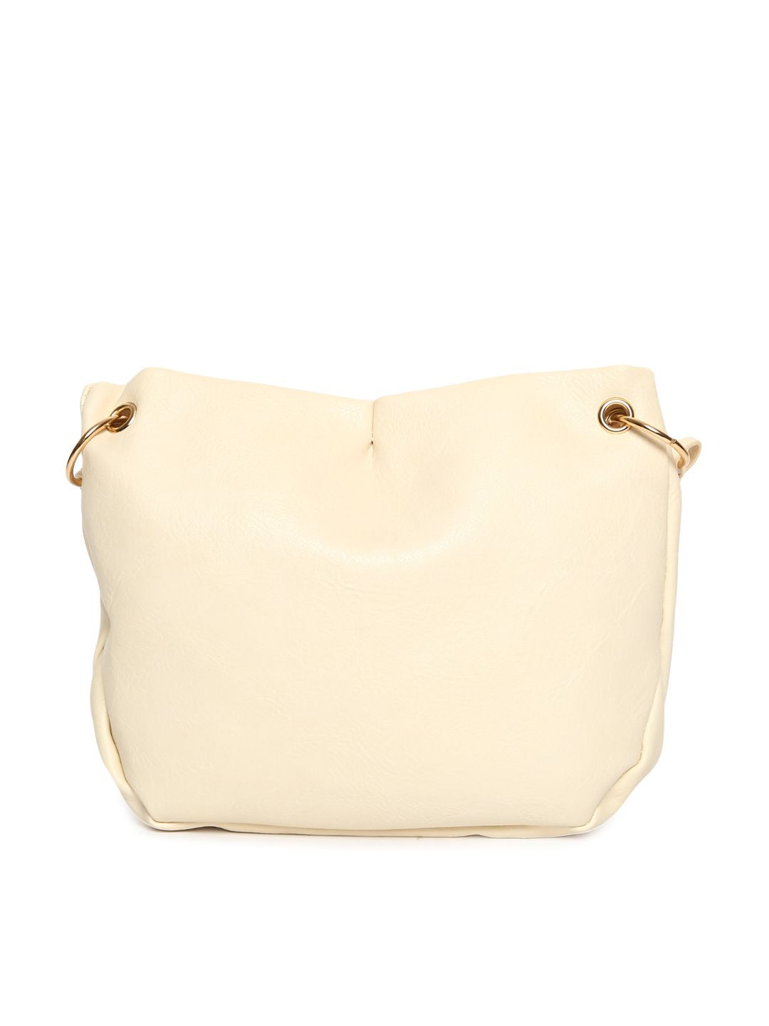 Lino Perros Beige Solid Sling Bag