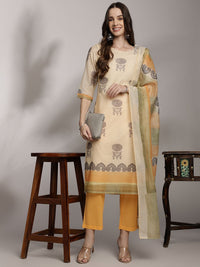 Anouk Women Floral Printed Kurta with Trousers & Dupatta