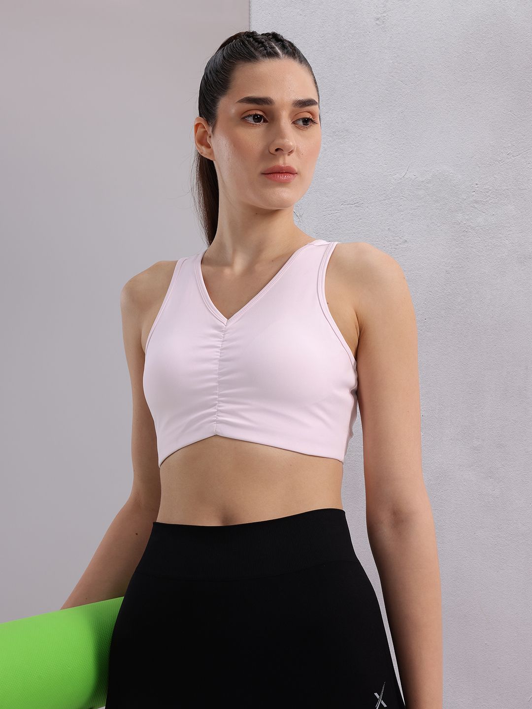 HRX by Hrithik Roshan Full Coverage Solid Yoga Bra