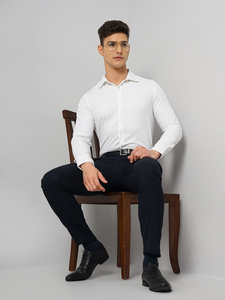 The Indian Garage Co. X Luxe Slim Fit Spread Collar Formal Shirt
