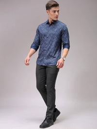 The Indian Garage Co Men Slim Fit Opaque Printed Casual Shirt