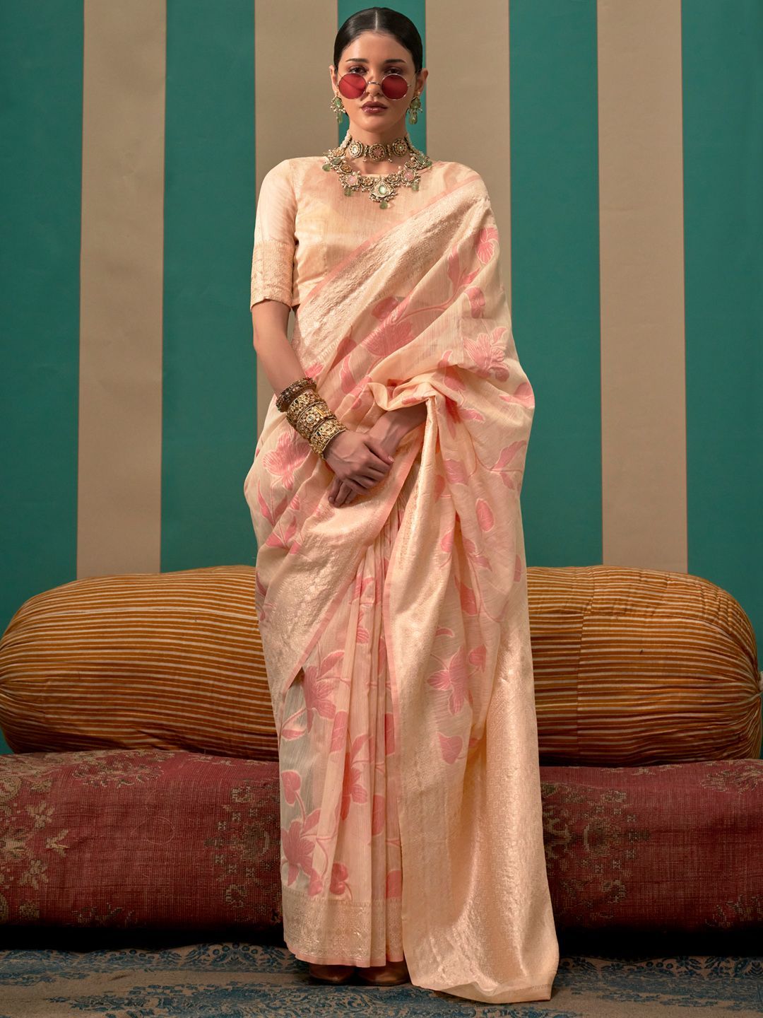 Saree mall Woven Design Zari Banarasi Sarees