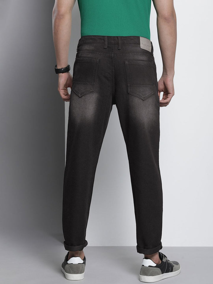 The Indian Garage Co Men Dad Fit Light Fade Stretchable Jeans