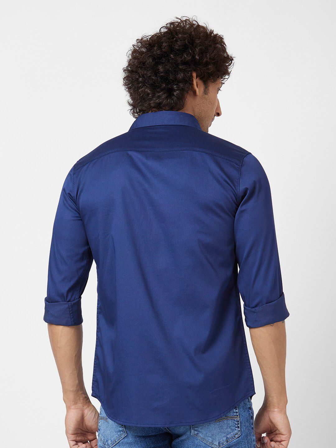SPYKAR Classic Hortizontal Striped Regular Fit Spread Collar Opaque Casual Shirt