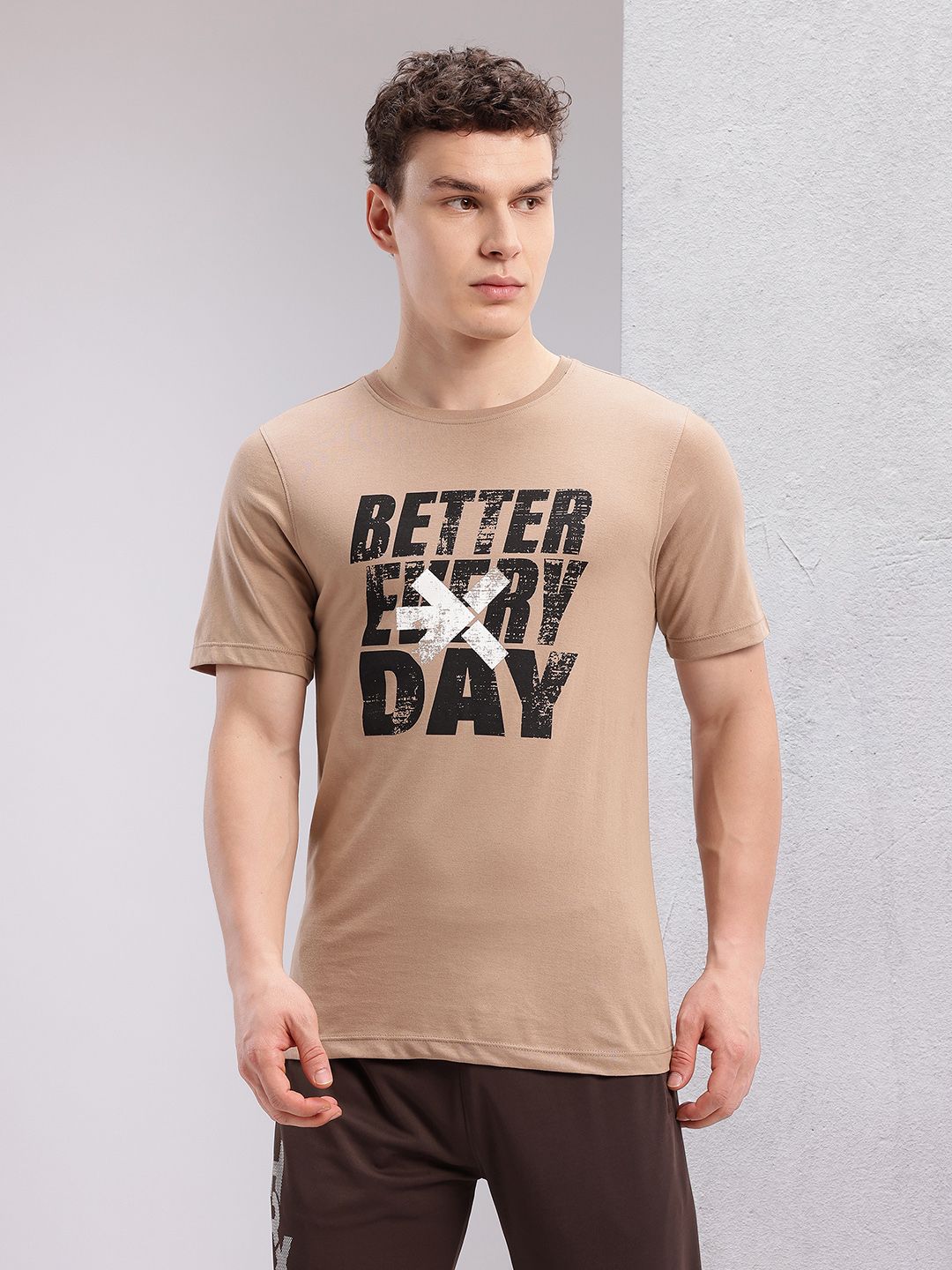 HRX by Hrithik Roshan Typography Printed Training T-shirt