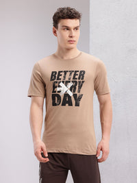HRX by Hrithik Roshan Typography Printed Training T-shirt