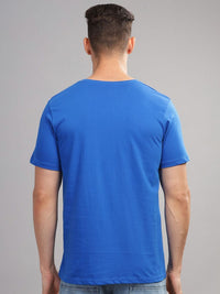 ADRO Men Typography Printed Applique T-shirt