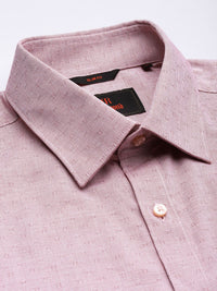 Raymond Pure Cotton Self Design Textured Slim Fit Formal Shirt