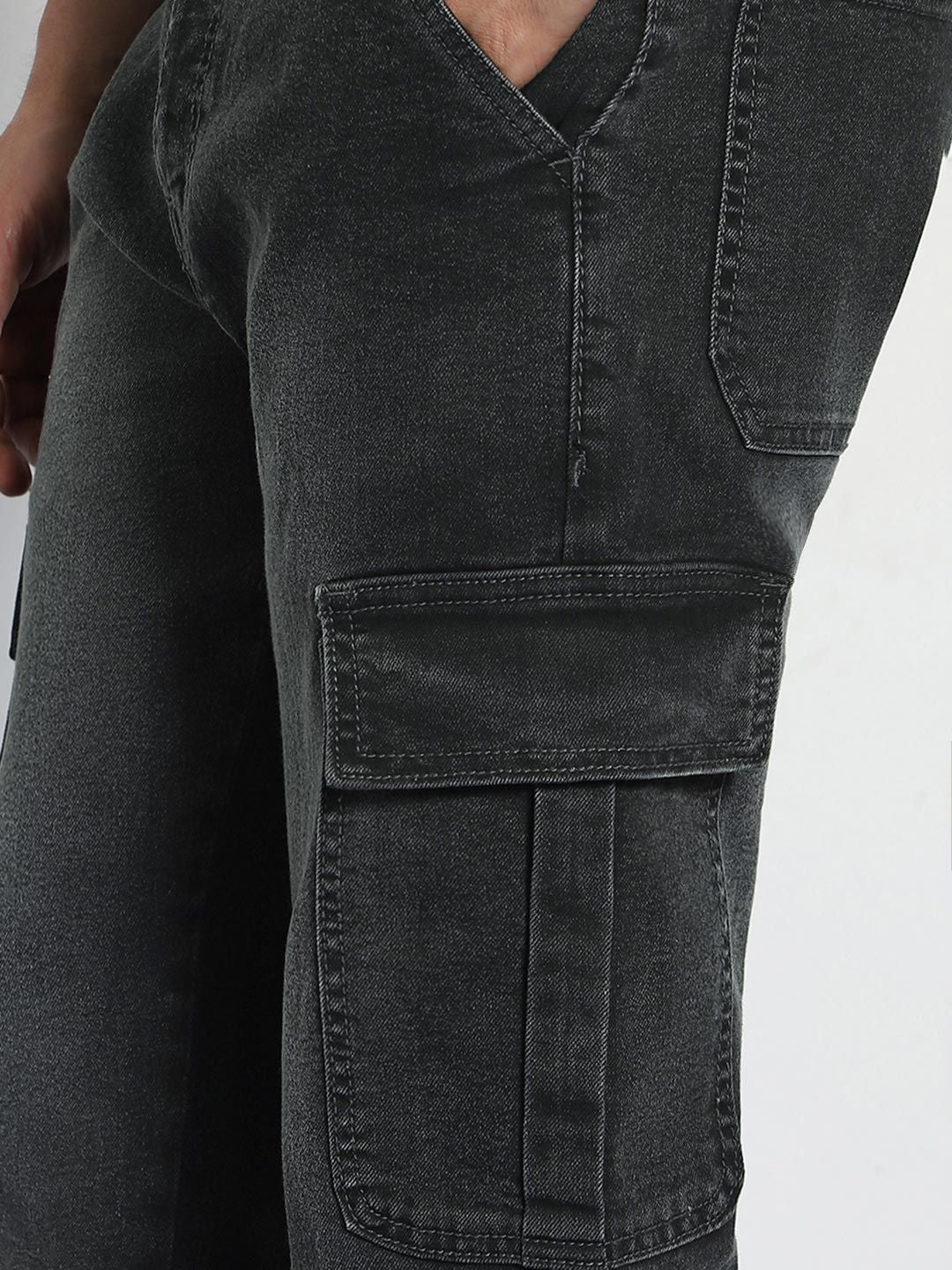 Urbano Fashion Men Heavy Fade Stretchable Jeans