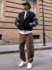 Powerlook Men Brown Mid-Rise Denim Cargos
