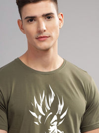 ADRO Men Typography Printed Raw Edge T-shirt