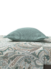 TRIDENT Margaret Epitome Flat 144TC Queen Cotton Bedsheet Set