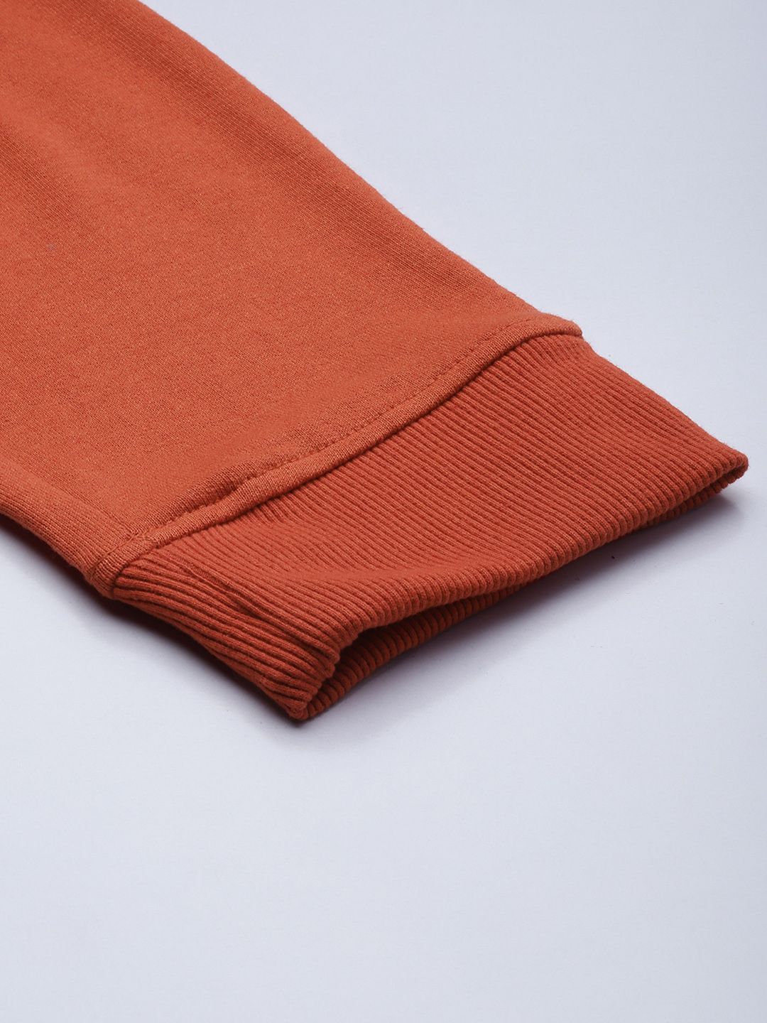 The Indian Garage Co Men Rust Orange Solid Joggers
