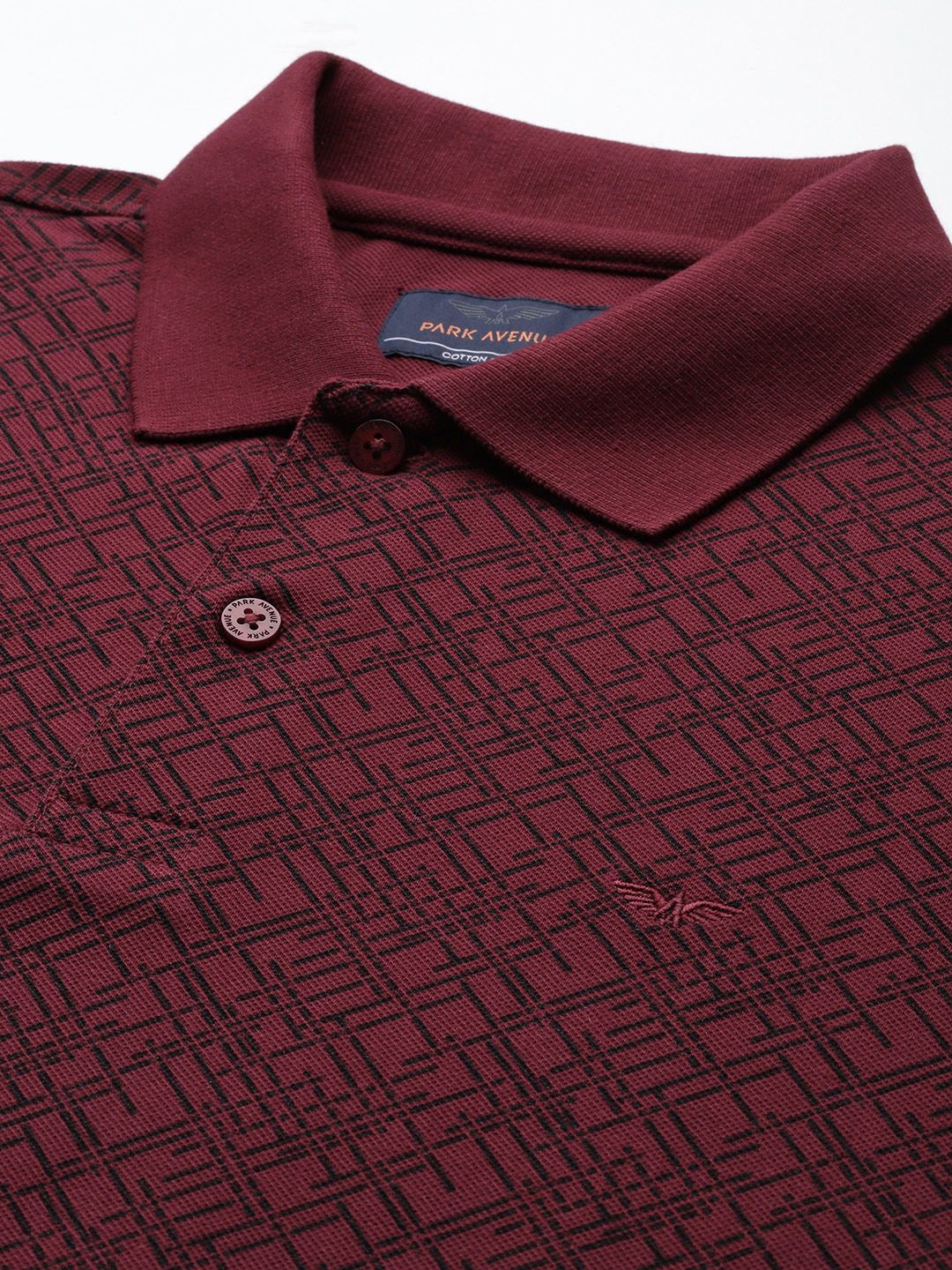 Park Avenue Printed Polo Collar T-shirt