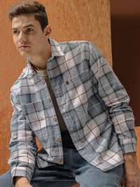 LOCOMOTIVE Premium Flannel Checked Utility Pocket Overshirt