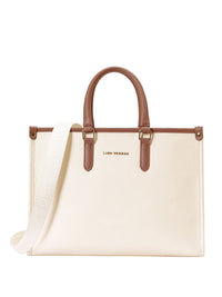 Lino Perros Textured Structured Shoulder Bag With Detachable Strap