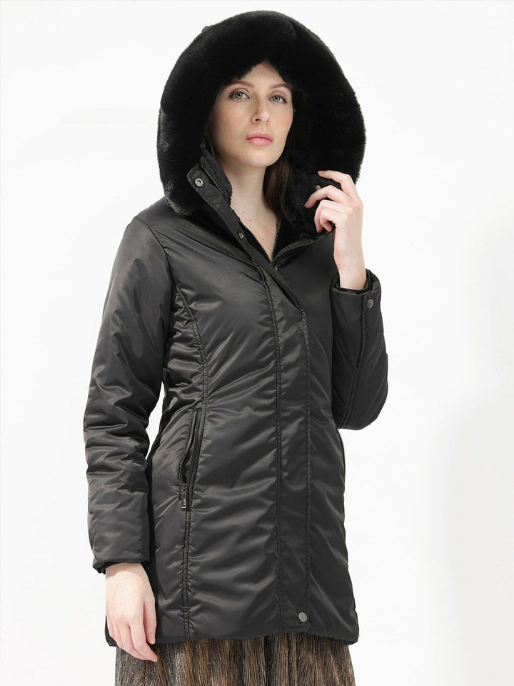 RAREISM Hooded Longline Parka Jacket