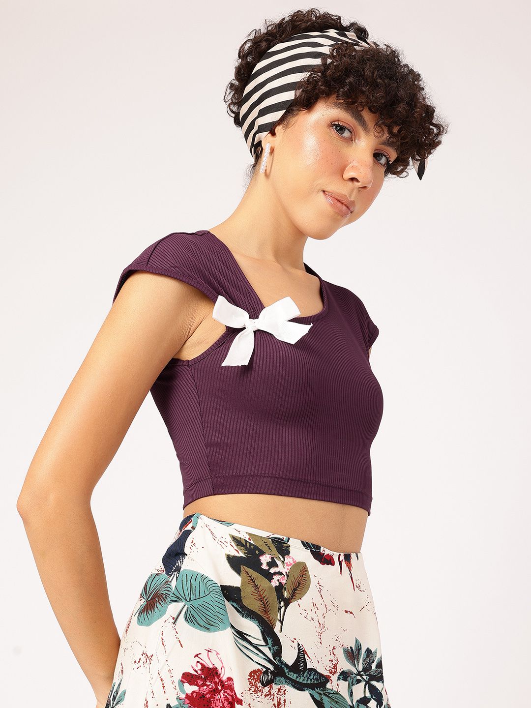 DressBerry Bow & Beyond Crop Top