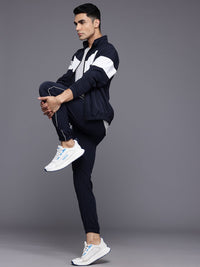 HRX by Hrithik Roshan Striped Rapid-Dry Running Tracksuit