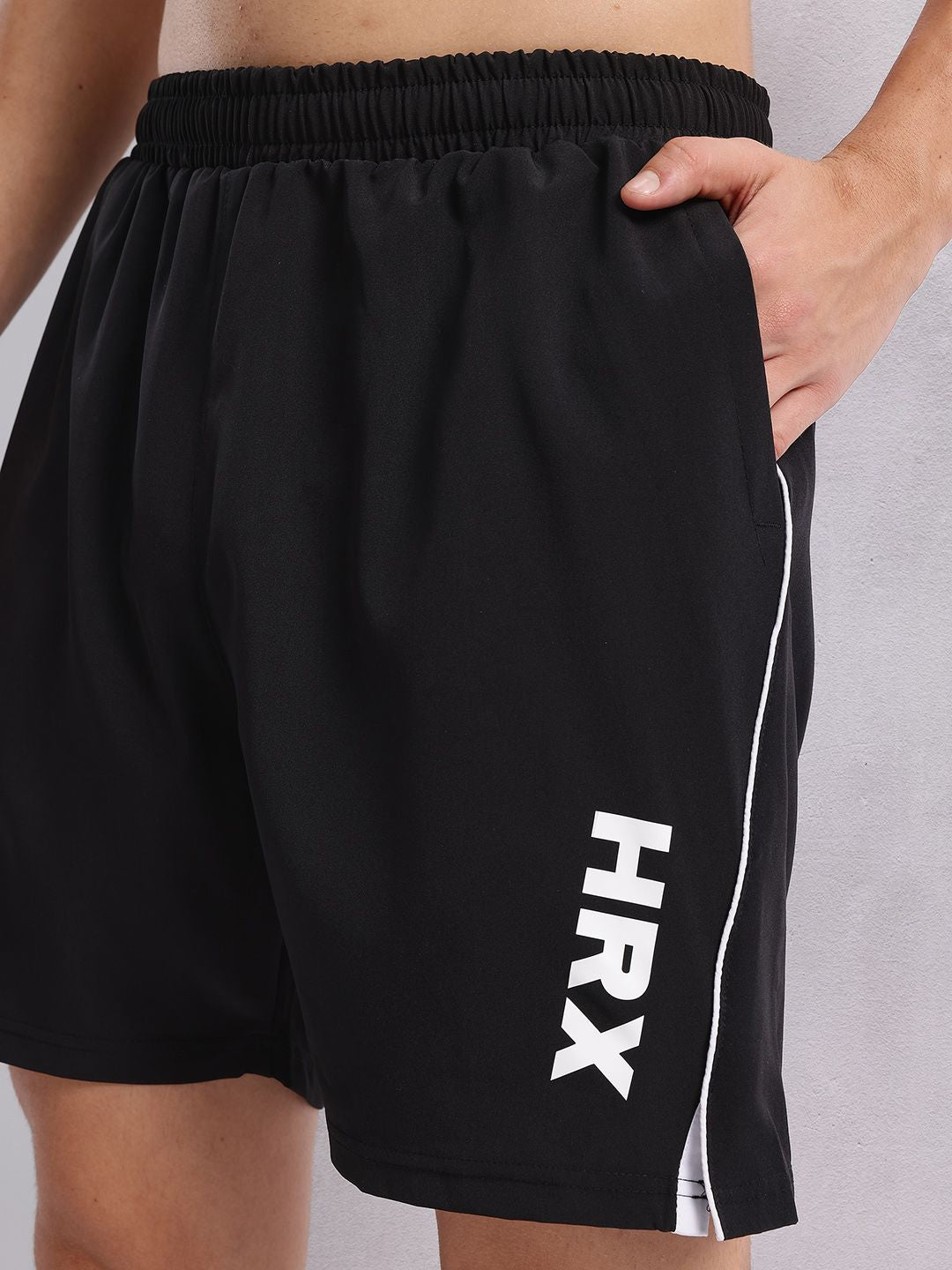HRX by Hrithik Roshan Men Printed Contrast Piping Running Shorts