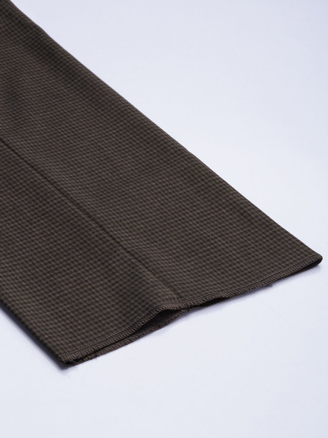 Raymond Men Checked Slim Fit Formal Trousers