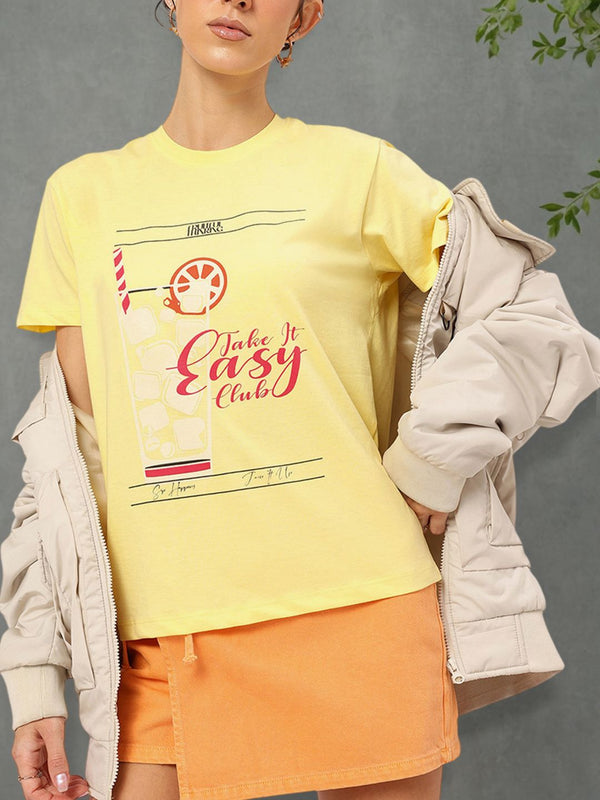 DressBerry Vivid Vibrance Printed T-shirt