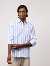 ether Men Classic Pure Cotton Striped Shirt