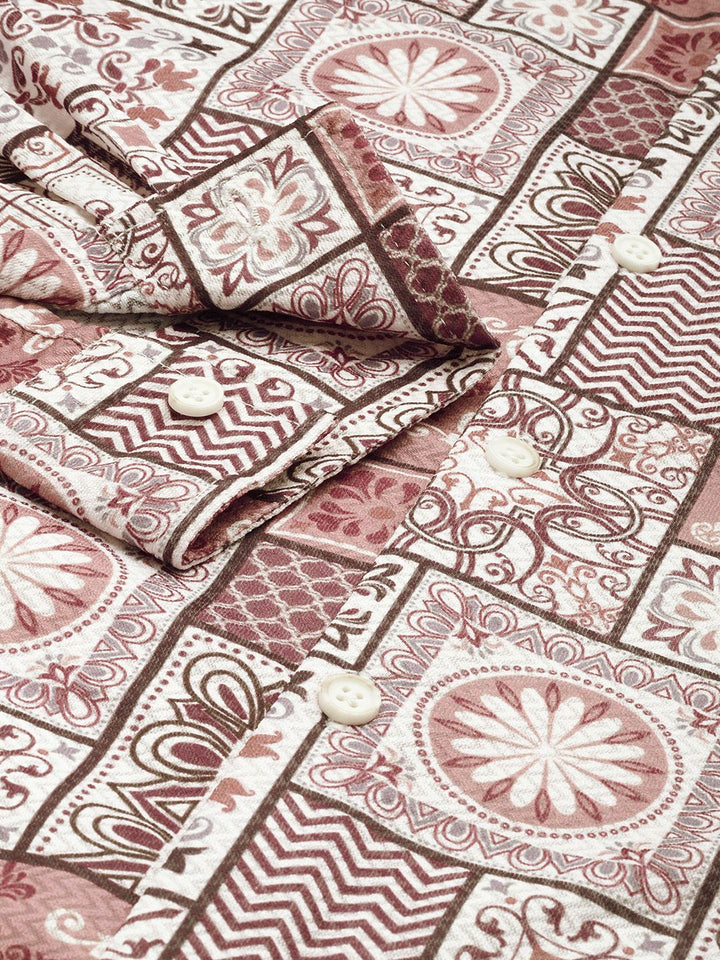 The Indian Garage Co Ethnic Motifs Printed Casual Shirt