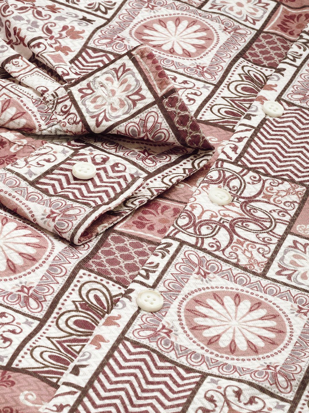 The Indian Garage Co Ethnic Motifs Printed Casual Shirt