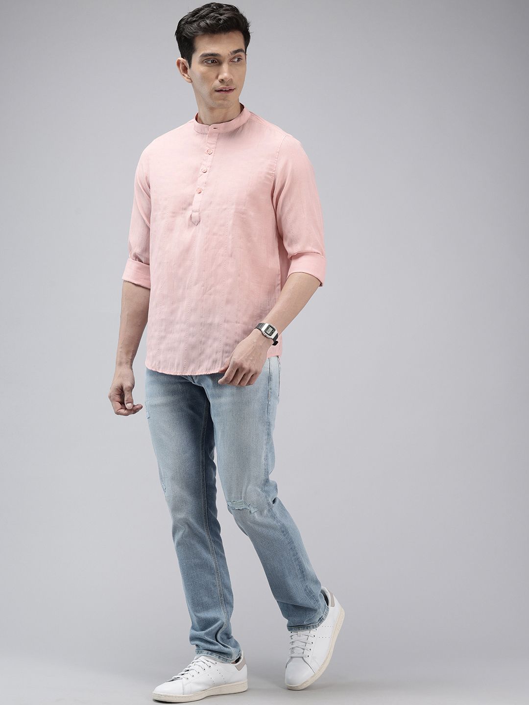SPYKAR Slim Fit Opaque Pure Cotton Casual Shirt
