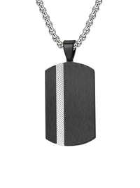 SALTY Merova Black Neck Chain for Men