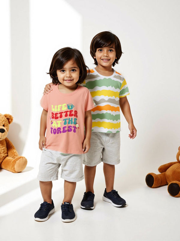 T-shirt Bio Nati Boys 2 Printed Boys 2