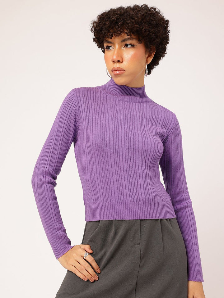 DressBerry Pure Acrylic Ribbed Pullover
