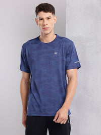 HRX by Hrithik Roshan Rapid-Dry Reflective Detail Training T-shirt