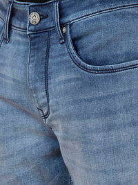 Being Human Men Slim Fit Mid Rise Clean Look Light Fade Jeans