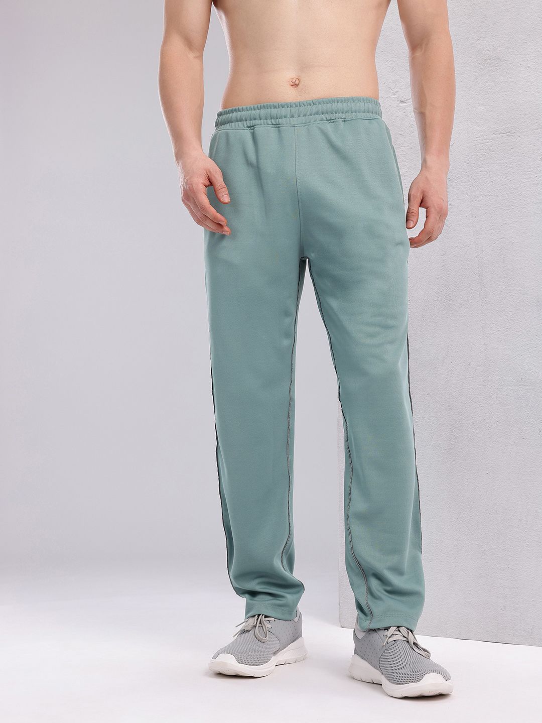 HRX by Hrithik Roshan Men Mid-Rise Rapid-Dry Running Track Pants