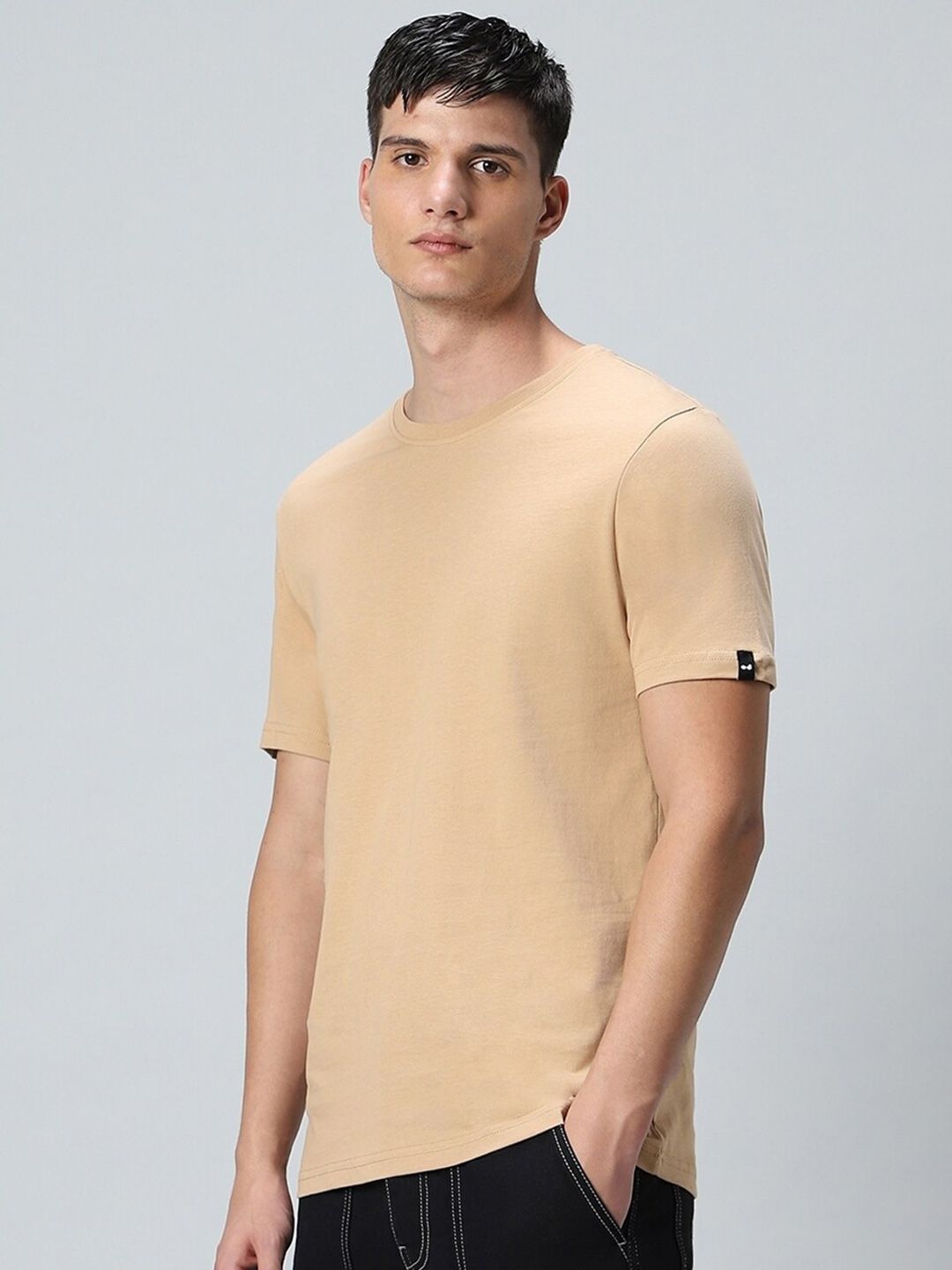 Bewakoof Round Neck Cotton T-shirt