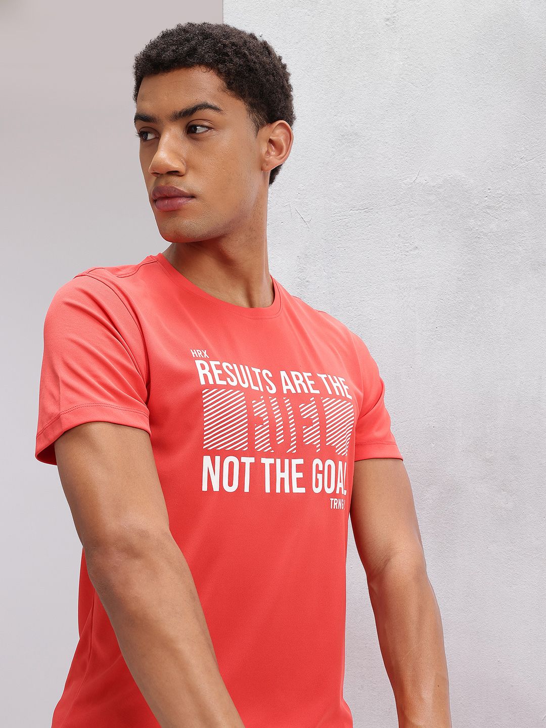 HRX by Hrithik Roshan Typography Print Regular Fit Training T-shirt