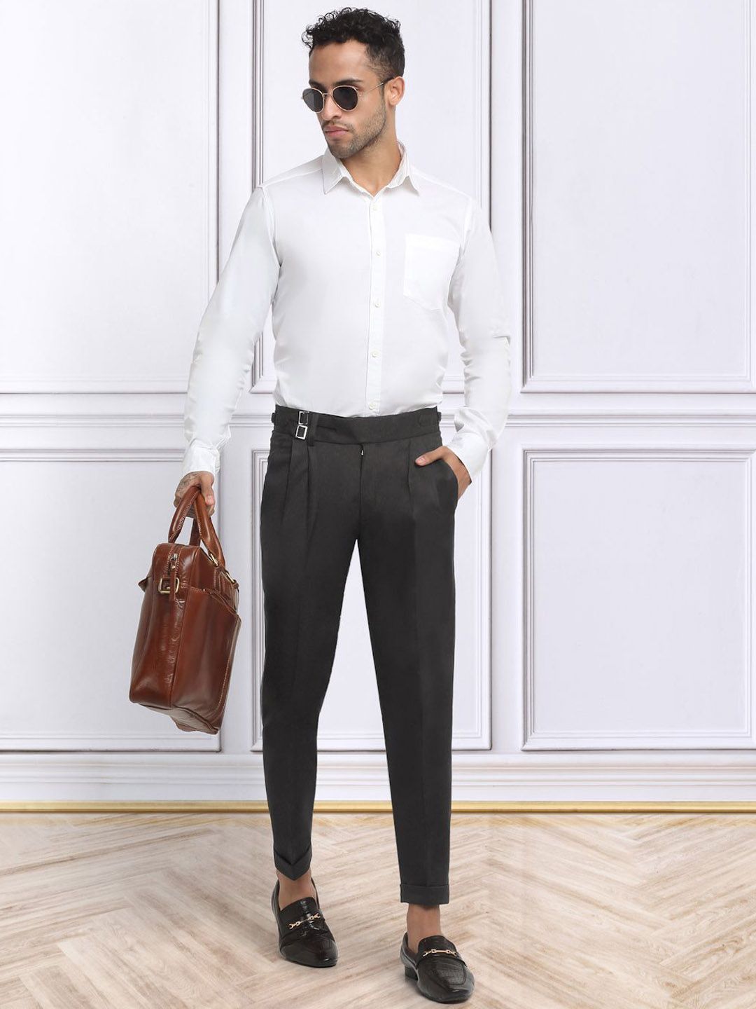 KLOTTHE Men Italian Gurkha Pants