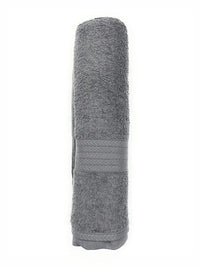 BOMBAY DYEING Tulip Grey Pure Cotton 450 GSM Bath Towel