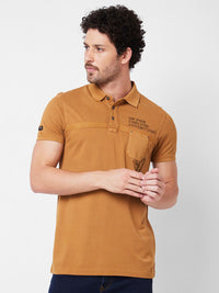 SPYKAR Polo Collar Cotton Slim Fit T-shirt