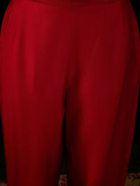 Indo Era Round Neck Ethnic Embroidered Sequinned Kurta with Trouser & Dupatta