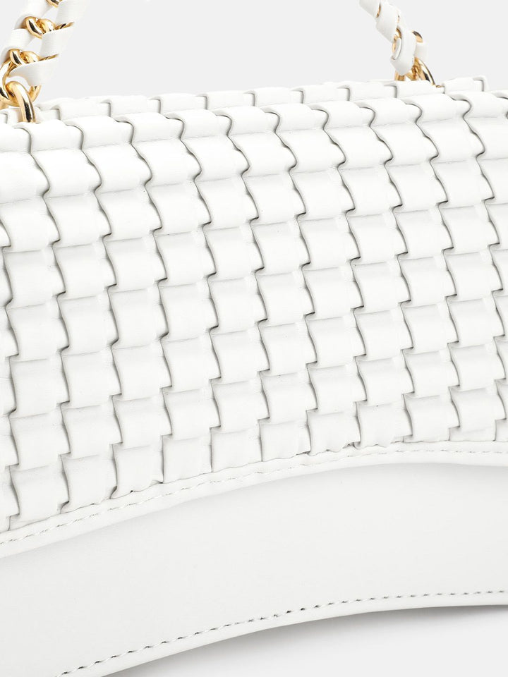 DressBerry Textured Structured Satchel